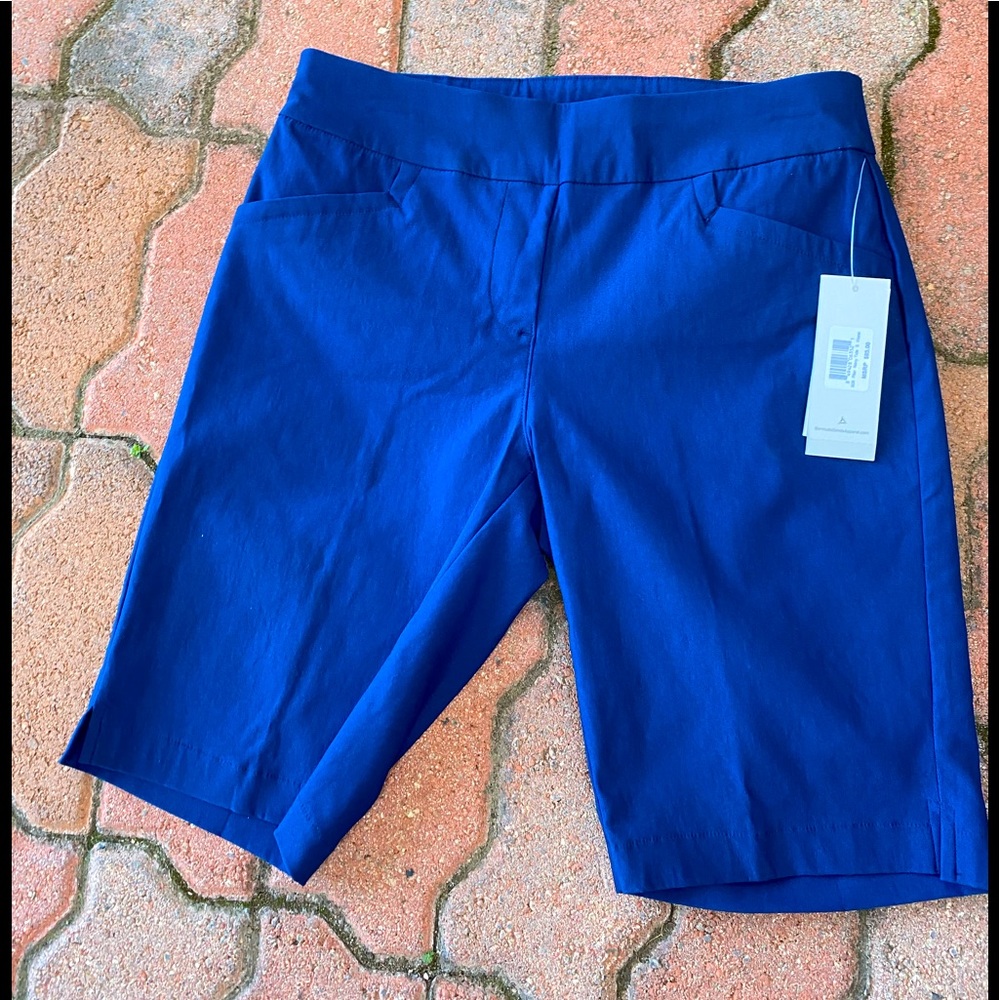 Bermuda Sands Pilar Navy Tide Stretch NWT Small
